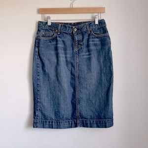 Vintage J. Crew Denim Skirt 15”x22.5”
